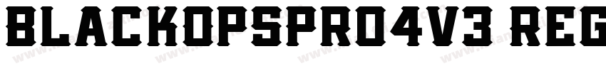 BlackOpsPro4V3 Regul字体转换